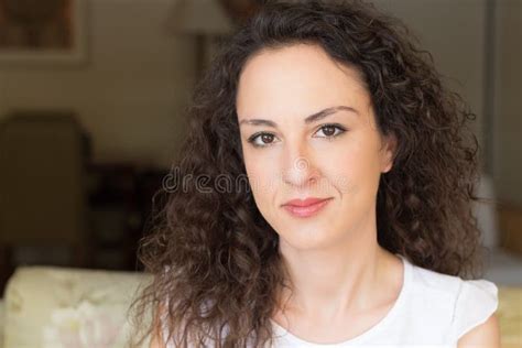 Portrait Woman 31 Years Old Stock Image Image Of Woman Indoors 91343329