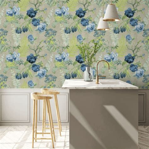 Tulipani Wallpaper Delft By Designers Guild Pdg67804
