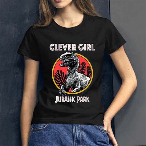 Clever Girl Jurassic Park T Shirt Hoodie Sweater Ladie Tee Vneck