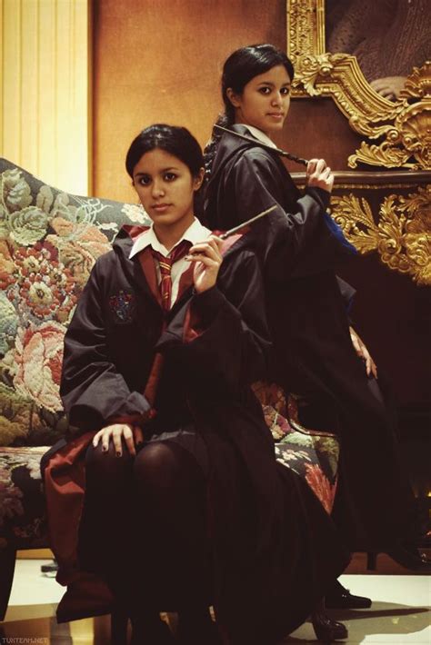 Parvati And Padma Patil By Behindinfinity On Deviantart Harry Potter Cosplay Harry Potter