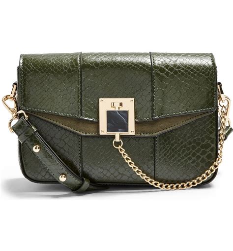 Topshop Crissy Faux Leather Crossbody Bag Nordstrom