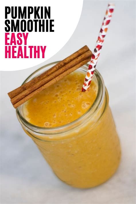 Fall Breakfast Just Got Easier With This Easy Pumpkin Smoothie Recipe