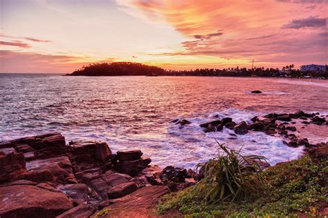 Sri Lanka Mirissa Sunset And Sea 4k Hd Wallpaper