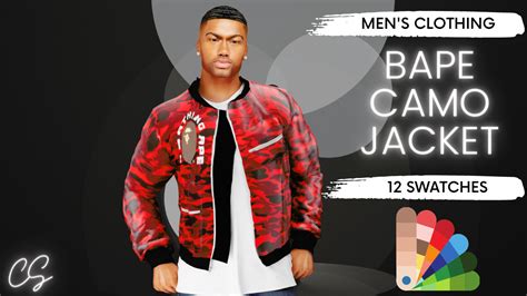 Bape Camo Jacket 🔴 The Sims 4 Catalog