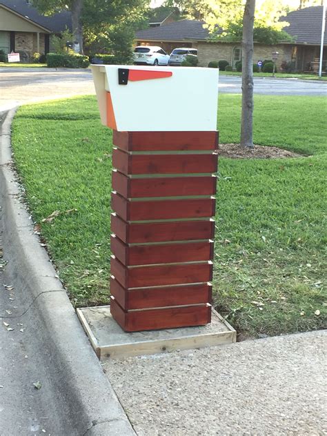 Mailbox Design Modern Mailbox Wooden Mailbox