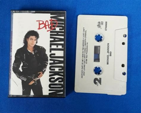 Bad By Michael Jackson Cassette Sep 1987 Epic For Sale Online Ebay