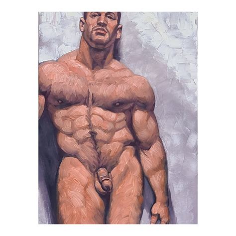 Poster Print Counterweighted Nude By Kenney Mencher A Homoerotic