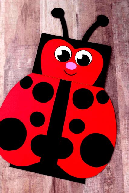 Paper Bag Ladybug Craft Mess For Less