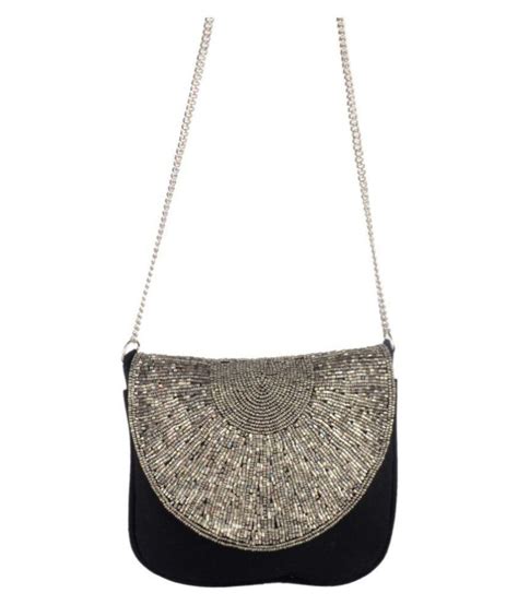 Buy Rezzy Black Fabric Crossbody At Best Prices In India Snapdeal