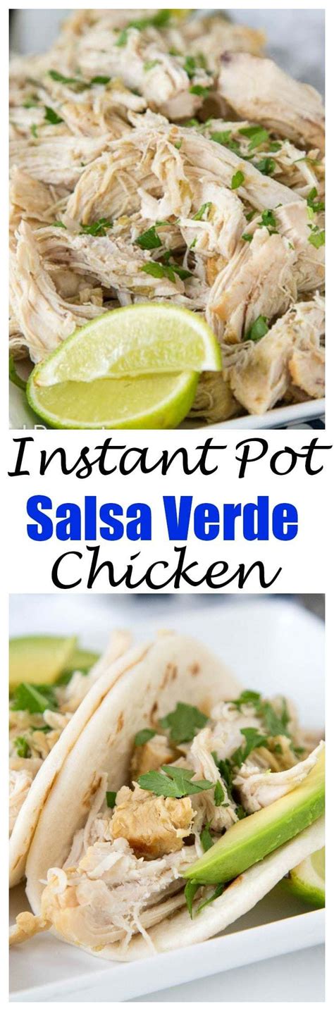 Home » instant pot » perfect instant pot chicken breast using sous vide. Instant Pot Salsa Verde Chicken - make chicken in just minutes using the instant pot. Super ...