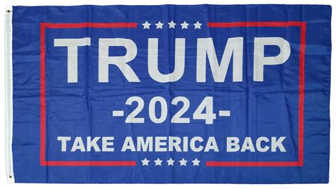 Trump 2024 Take America Back Flag I Love My Freedom