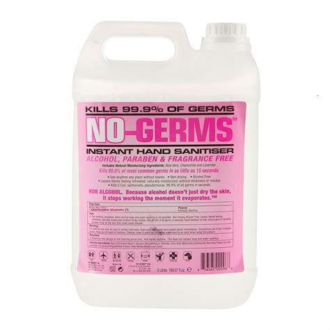 No Germs Instant Hand Sanitiser 5 Liter No Germs