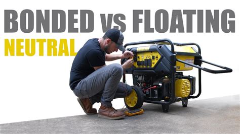 Bonded Vs Floating Neutral Portable Generator As Power Back Up Youtube