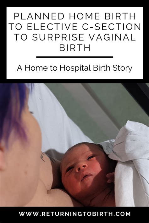 Planned Home Birth To Elective C Section To Surprise Vaginal Birth