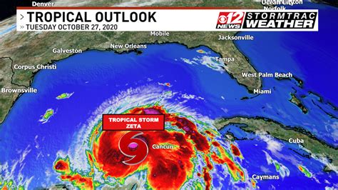 Tropical Storm Zeta To Become Hurricane Again Hit Louisiana Wednesday