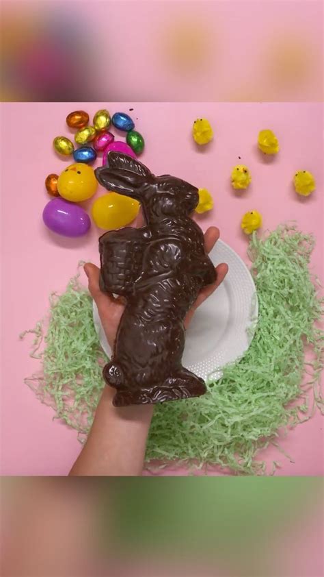 Food Network On Instagram “heres How To Customize Your Own Giant Chocolate Bunny🤯 See More