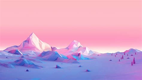 1600x900 Resolution Low Poly Mountains 1600x900 Resolution Wallpaper