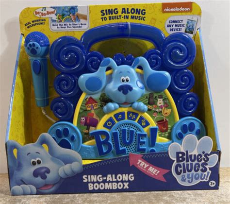Nickelodeon Blues Clues And You Sing Along Boom Box Real Working Mic