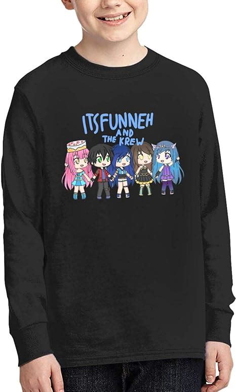 Its Funneh And The Krew Merch Graphic T Shirt For Boys Teens Girls Long