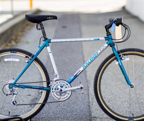 Raleigh Technium Chill Vintage Mountain Bike Easton - Deore DX blue