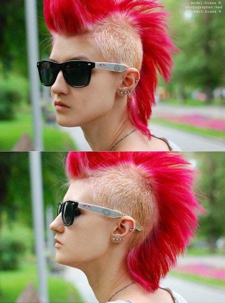 Mohawk Hairstyle Hair That Is Shaved Or Buzzed On The Sides Leaving A
