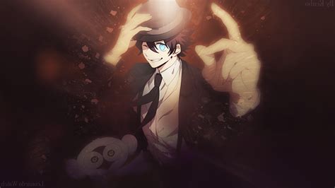 Wallpaper Leonardo Watch Smiling Anime Boy Kekkai Sensen Suit