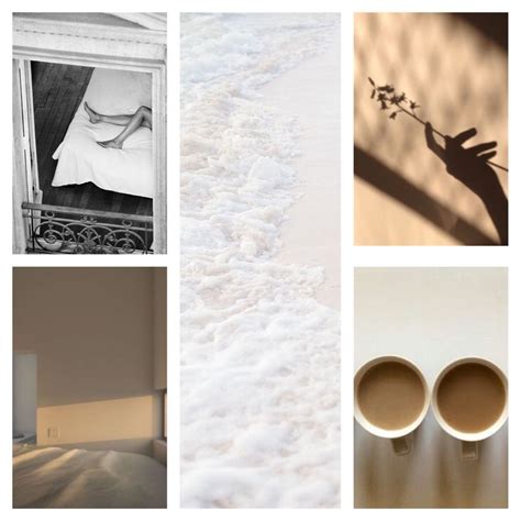 Soft Bedroom Moodboard Created By Luna Paciello Warm Calm Beige