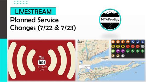 🔴 Mta Planned Service Changes Livestream 722 723🔴 Youtube