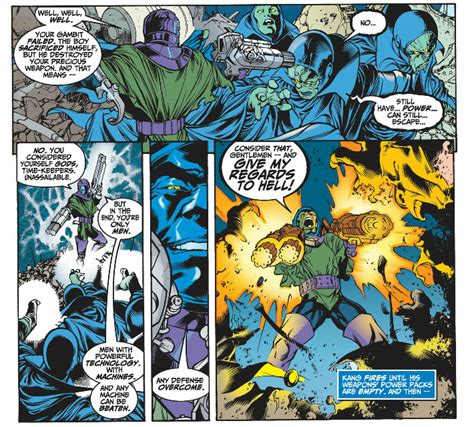 Kang The Conqueror Kills The Time Keepers Avengers Forever 12 Rmarvel
