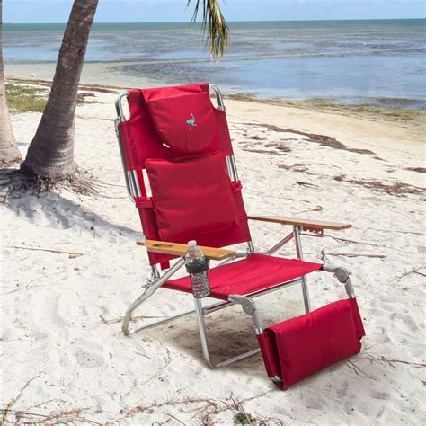 Deluxe Padded Ostrich Sport 3 N 1 Beach Chair