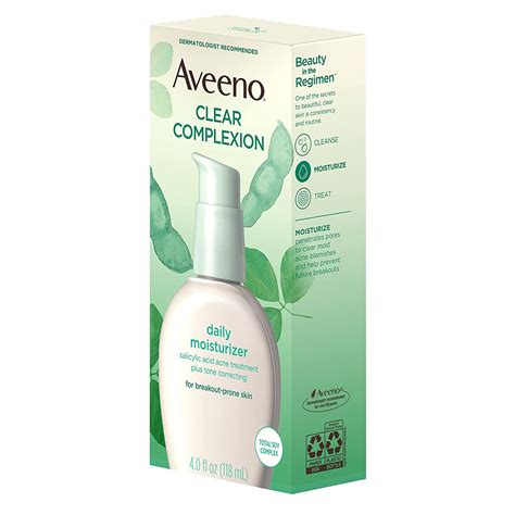 Buy Aveeno Clear Complexion Salicylic Acid Acne Fighting Daily Face