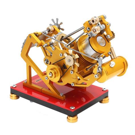 Saihu V1 45 Stirling Engine Kit Golden Flame Licker Eater Vacuum Engine