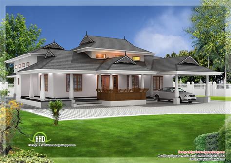 4 bedrooms double floor kerala home design 1820 sq ft 4. Traditional single storey-ed Naalukettu with nadumuttam ...