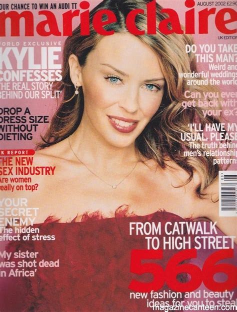 Marie Claire Kylie Minogue Kylie Minogue Kylie Marie Claire