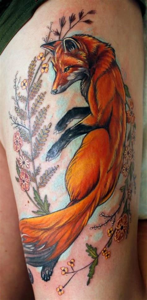 Beautiful Fox Tattoos