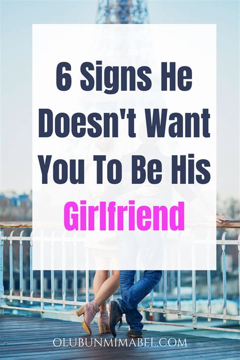 Clear Signs He Doesn T Want A Relationship With You In Dating Tips Relationship