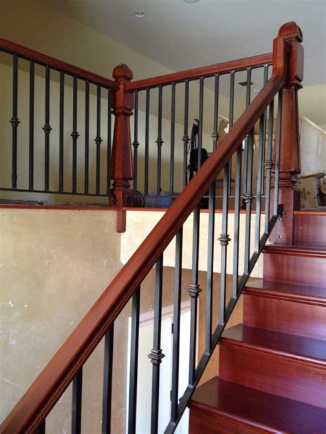 The Quick Briwn Fox Indoor Stair Railing Iron Stair Railing Staircase