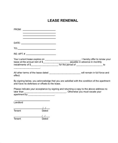 Incidentally, as landlords ourselves we have been proactive in many instances when a tenant's lease is up for renewal, and. Non renewal sample letter to landlord not renewing lease
