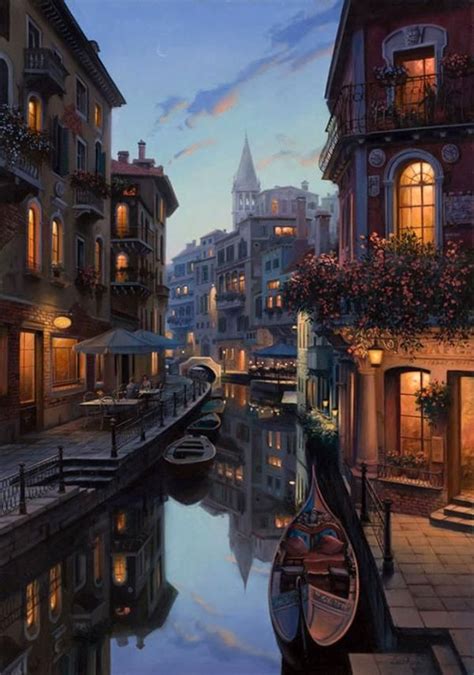 City Paintings By Eugene Lushpin Cuded Places To Travel Places To