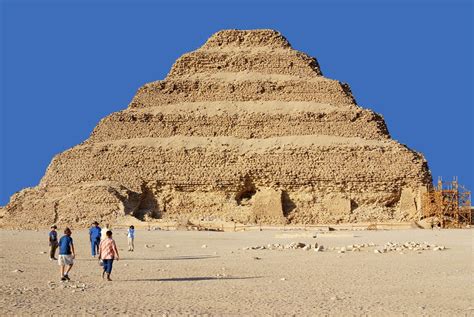 Ancient Step Pyramid Of Djoser In Saqqara Egypt