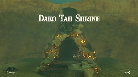 Zelda Breath Of The Wild Dako Tah Shrine Wasteland Tower Region