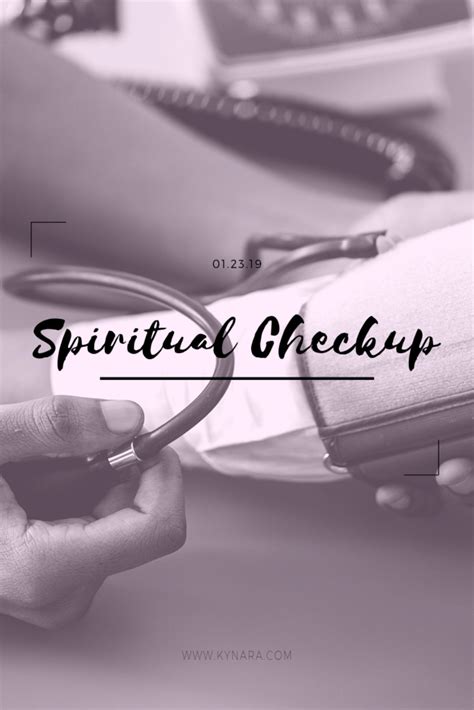 Spiritual Checkup Checkup Spirituality Devotions