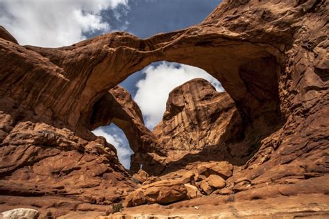 Splendid Stone Landscape With Natural Arch Shape Free Stock Photos In