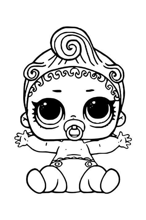 25 Fresh Image Lol Doll Little Sister Coloring Pages Gomaakhames