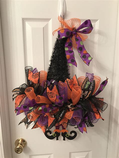 How To Make A Dollar Tree Halloween Wreath Gail S Blog