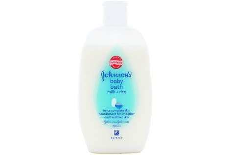 A regular bath time routine can be a great bonding ritual for you and your baby. Johnson & Johnson Bath Milk & Rice 200ml