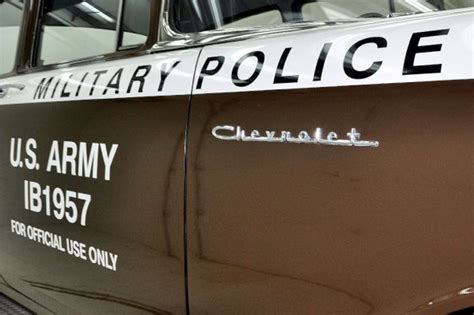 Copped Out 1957 Chevy Military Police Car For Sale Carscoops