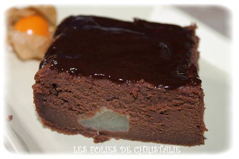 Gâteau poires mascarpone au chocolat de Cyril Lignac Les folies de
