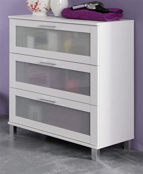 Badschrank Bad Kommode weiß Badezimmer Möbel Unterschrank ...