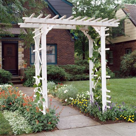 How To Build A Simple Entry Arbor For A Charming Front Yard Wooden
